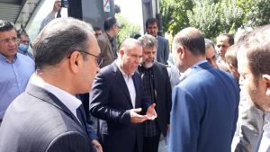 قائم مقام بازرسی کل کشور از پروژه قطار شهری کرج بازدید کرد