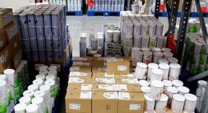 کشف انبار شیر خشک و مواد خوراکی قاچاق در ماهدشت