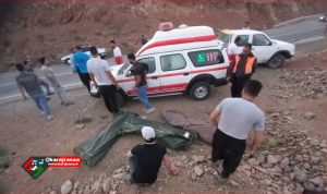 سقوط مرگبار در جاده جدید طالقان سه قربانی برجای گذاشت