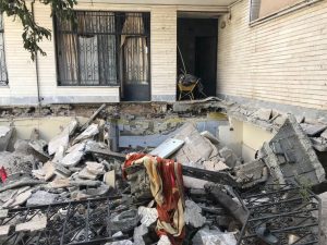 انفجار گاز شهری در بلوار باغستان دو مصدوم برجای گذاشت + عکس