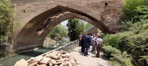 عملیات مرمت پل تاریخی خاتون کرج آغاز شد