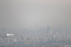 تداوم آلودگی با وجود بارش برف و باران در البرز