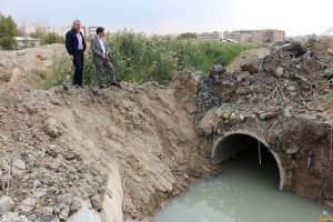 بخشی از محدوده سیل خیز ماهدشت ساماندهی شد