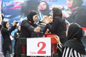 قهرمانی بانوان البرزی در مسابقات جهانی مچ اندازی