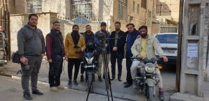 بازدید رئیس مرکز آفرینش های سپاه البرز از پشت صحنه “فیلم ردپایی تا بهشت”
