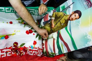 وداع با پیکر شهید آشوری «جانی بِت اوشانا» + عکس