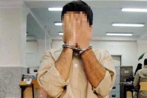 قاچاقچی مواد مخدر پشت میله‌های زندان