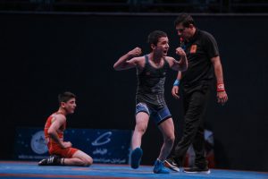 قهرمانی خوزستان در کشتی فرنگی نونهالان ایران/ تهران نایب قهرمان شد