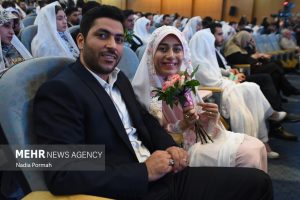 گزارش تصویری؛ ازدواج ۱۱۰ زوج البرزی در کرج