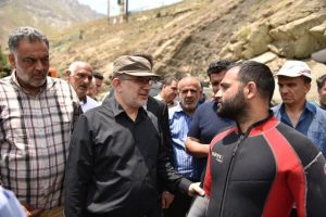 جستجو برای یافتن ۲ مفقودی در جاده چالوس ادامه دارد