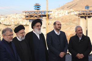 قطعه نخست آزادراه شهید سلیمانی با حضور رییس جمهور افتتاح شد