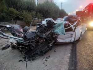 گزارش تصویری؛ تصادف زنجیره ای در آزادراه کرج – قزوین