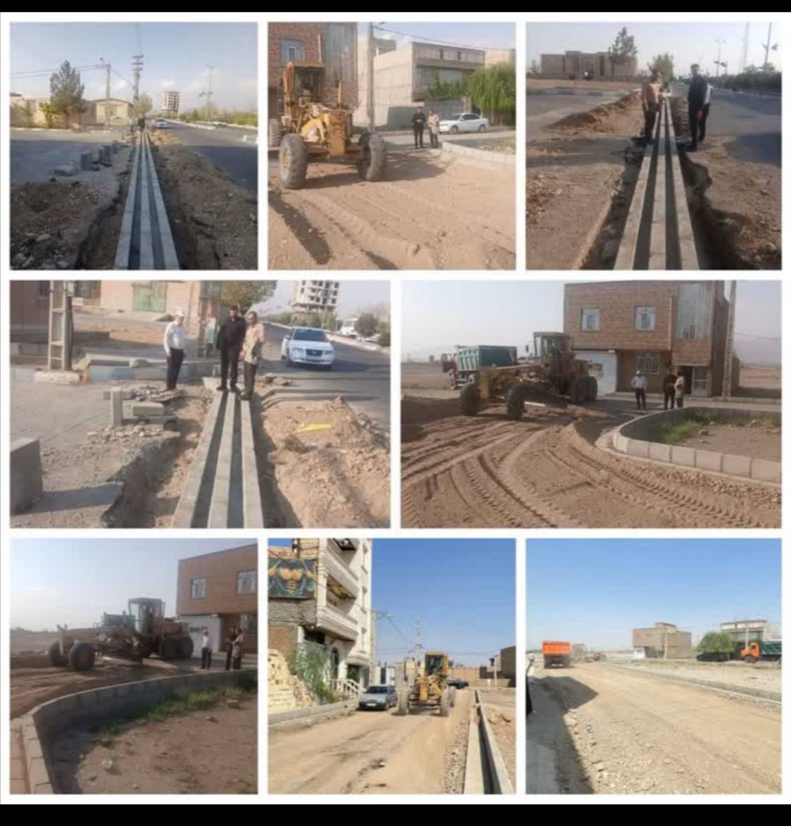 بازدید شهردار و رئیس شورای اسلامی شهر گلسار از پروژه‌های عمرانی