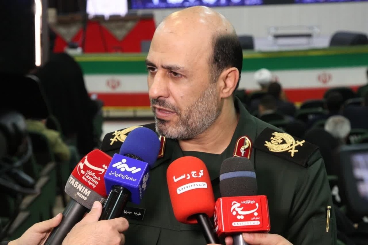 فرمانده سپاه البرز: ضربات سنگینی به رژیم صهیونیستی وارد شد
