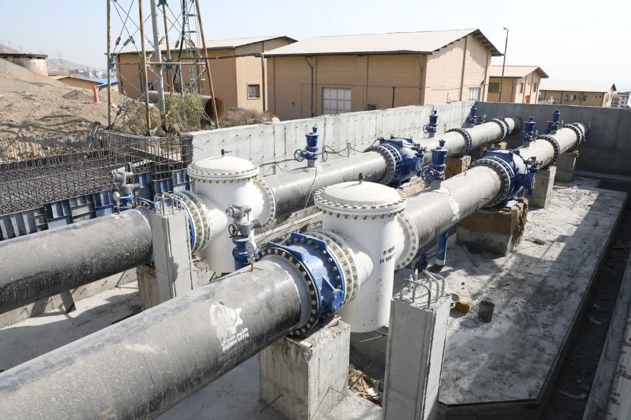 اصلاح و نوسازی ۷۳ کیلومتر خط انتقال آب در البرز