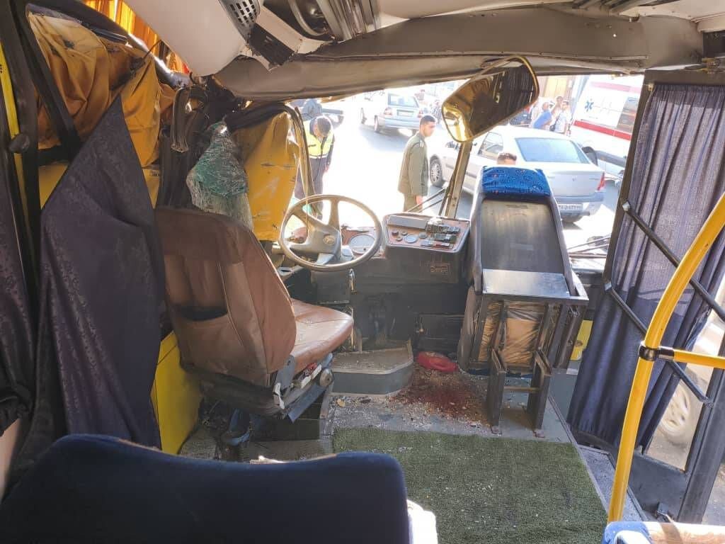 تصادف هولناک ۲ اتوبوس در جاده مخصوص کرج + عکس تصادف هولناک ۲ اتوبوس در جاده مخصوص کرج + عکس