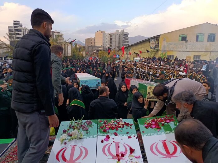 استقبال مردم کرج از شهدای خوشنام