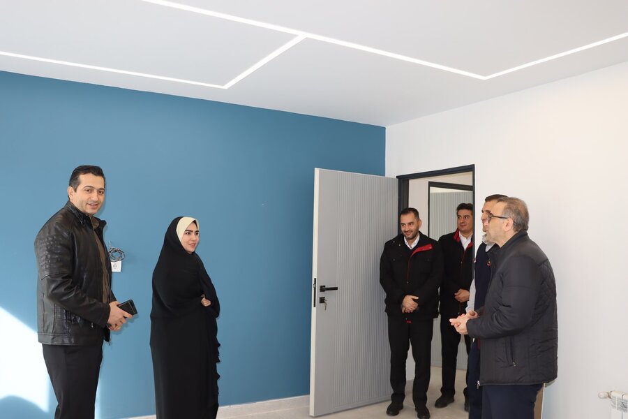 بازدید عضو شورای شهر کرج از ایستگاه جدید آتش نشانی