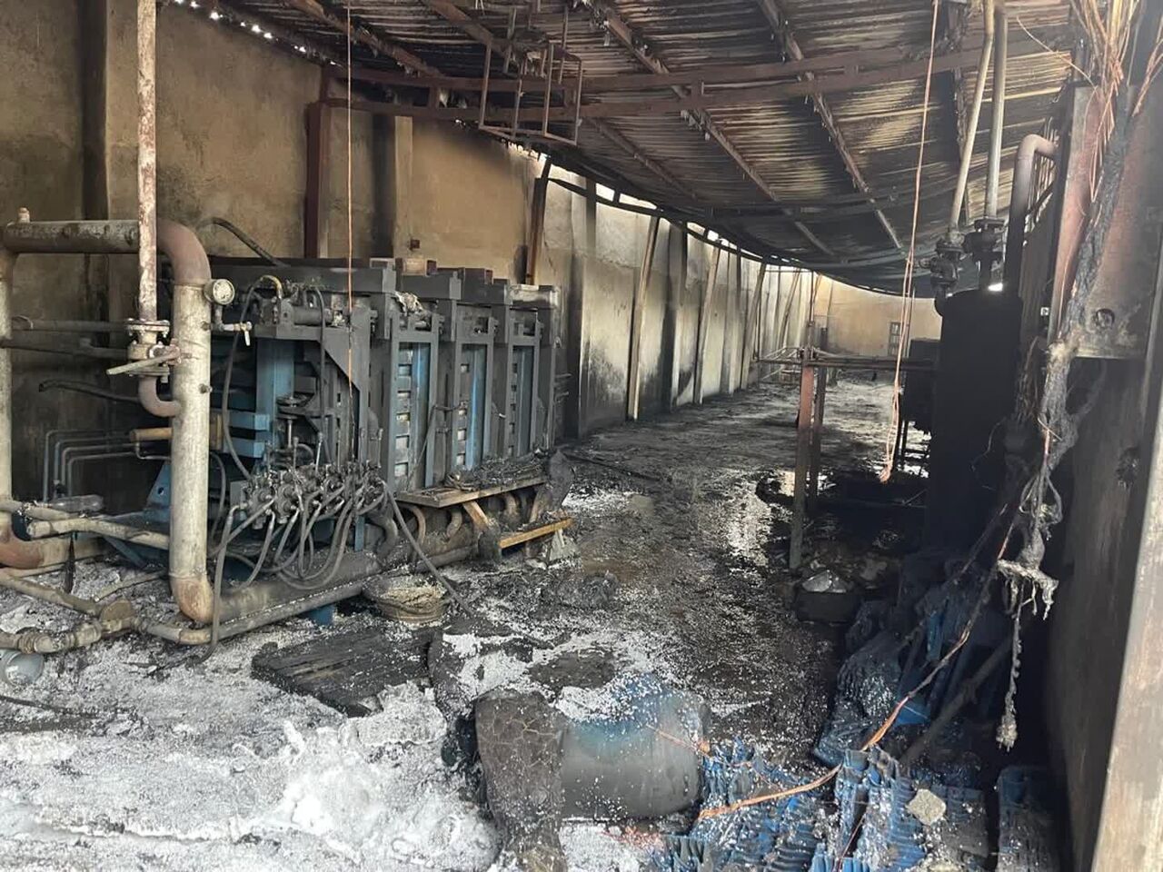 آتش سوزی کارخانه در گلدشت کرج مهار شد