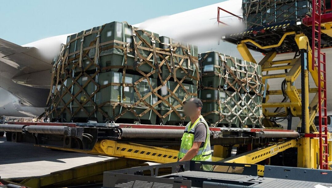 ۶۵۰۰ تُن سلاح در ۲۴ ساعت گذشته از آمریکا به اسرائیل ارسال شد